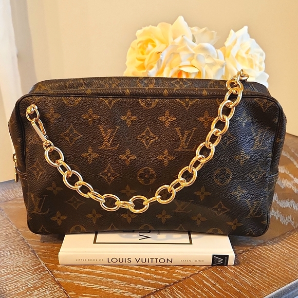 LOUIS VUITTON Trousse 28 Monogram Vintage Bag - Picture 1 of 13